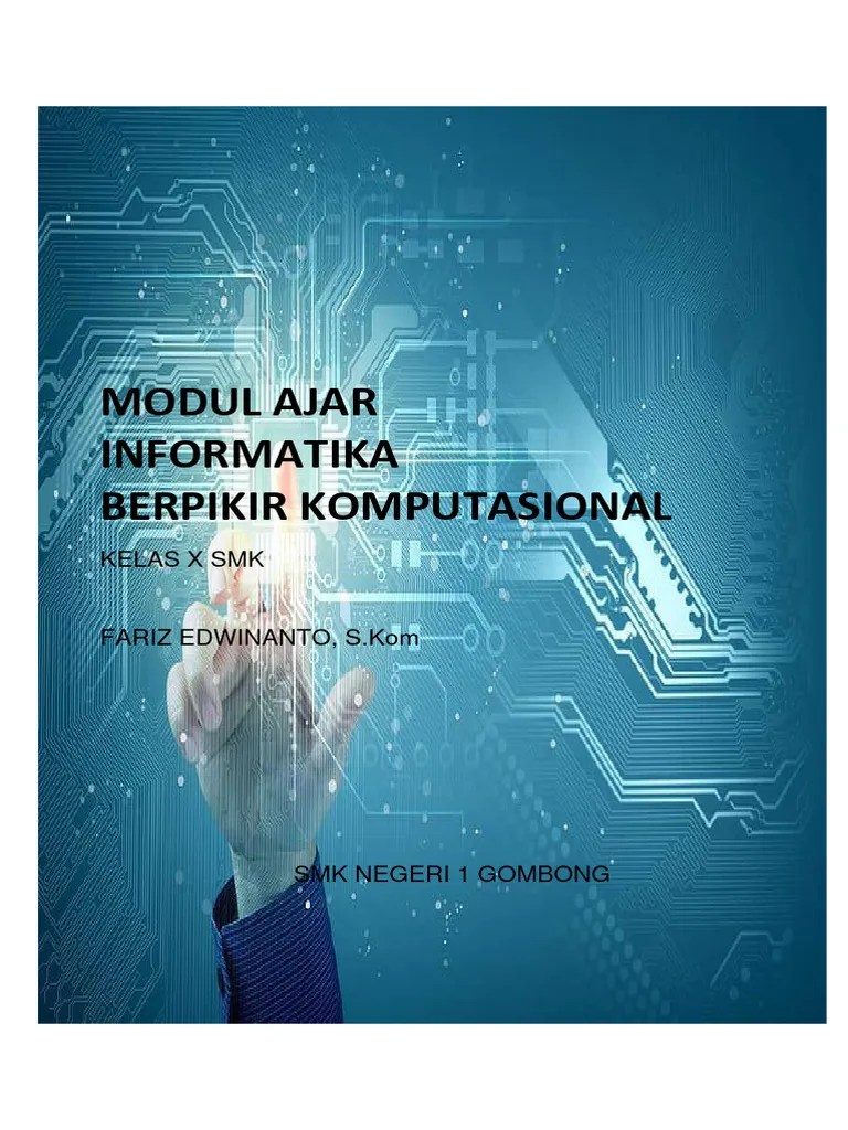 Modul Ajar Informatika 1 - Berpikir Komputasional | PDF | Komputer