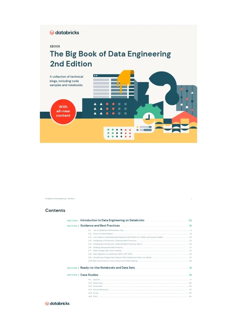 Big Book Of Data Engineering 2nd Edition Final | PDF | Apache Spark ...
