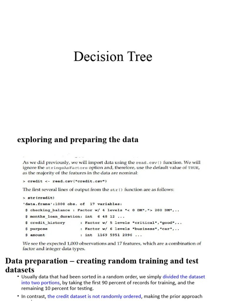 Decision_Tree Using R | Download Free PDF | Applied Mathematics ...