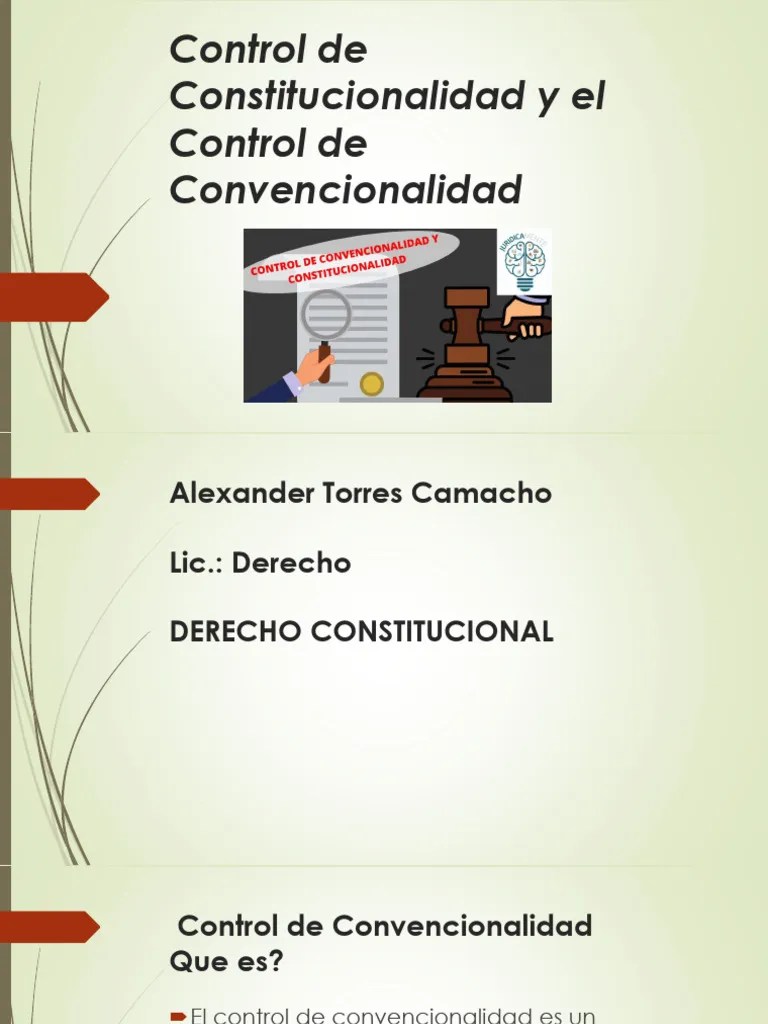 Control De Constitucionalidad Y El Control De Convencionalidad | PDF | Política | Ciencias Sociales