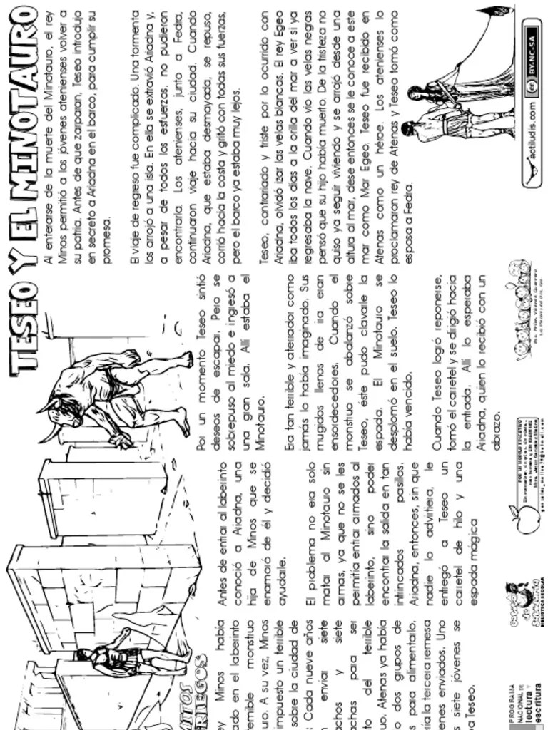 Mitos Griegos | Descargar Gratis PDF | Minotauro | Religión Griega Antigua