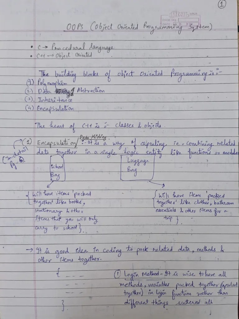 C++- OOPS Part-1 | PDF