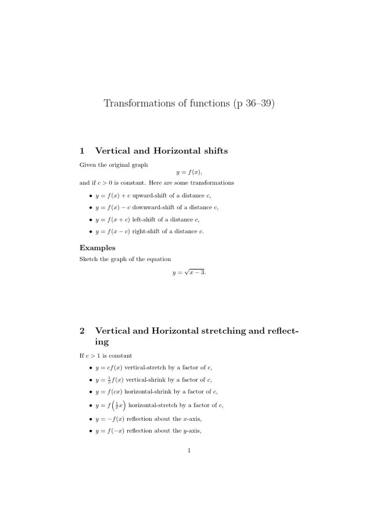 12-transformations | PDF