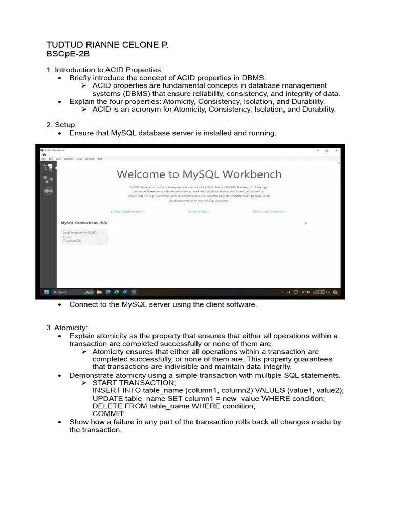 Programming | PDF | Database Transaction | Acid