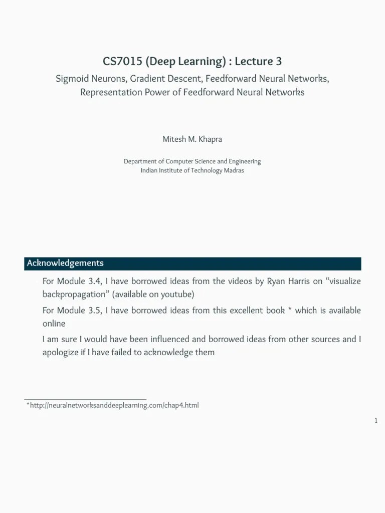 Lecture3_Gradient Descent_IITM_23-1-200 | Download Free PDF ...