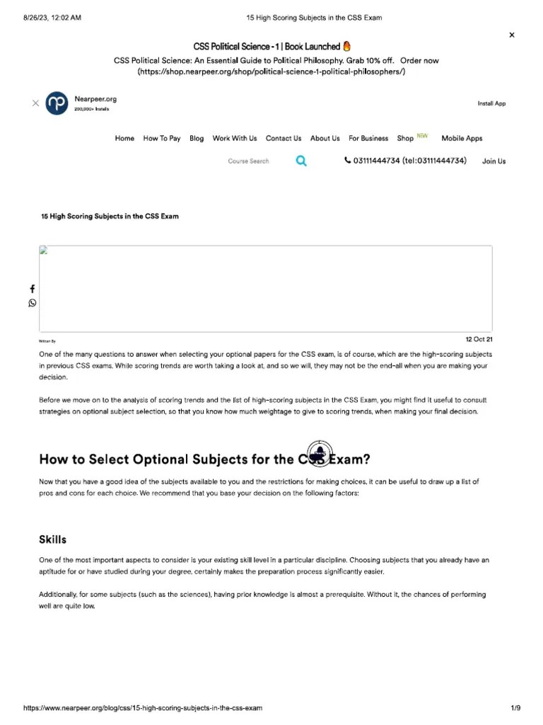 CSS Optionals Guide | PDF