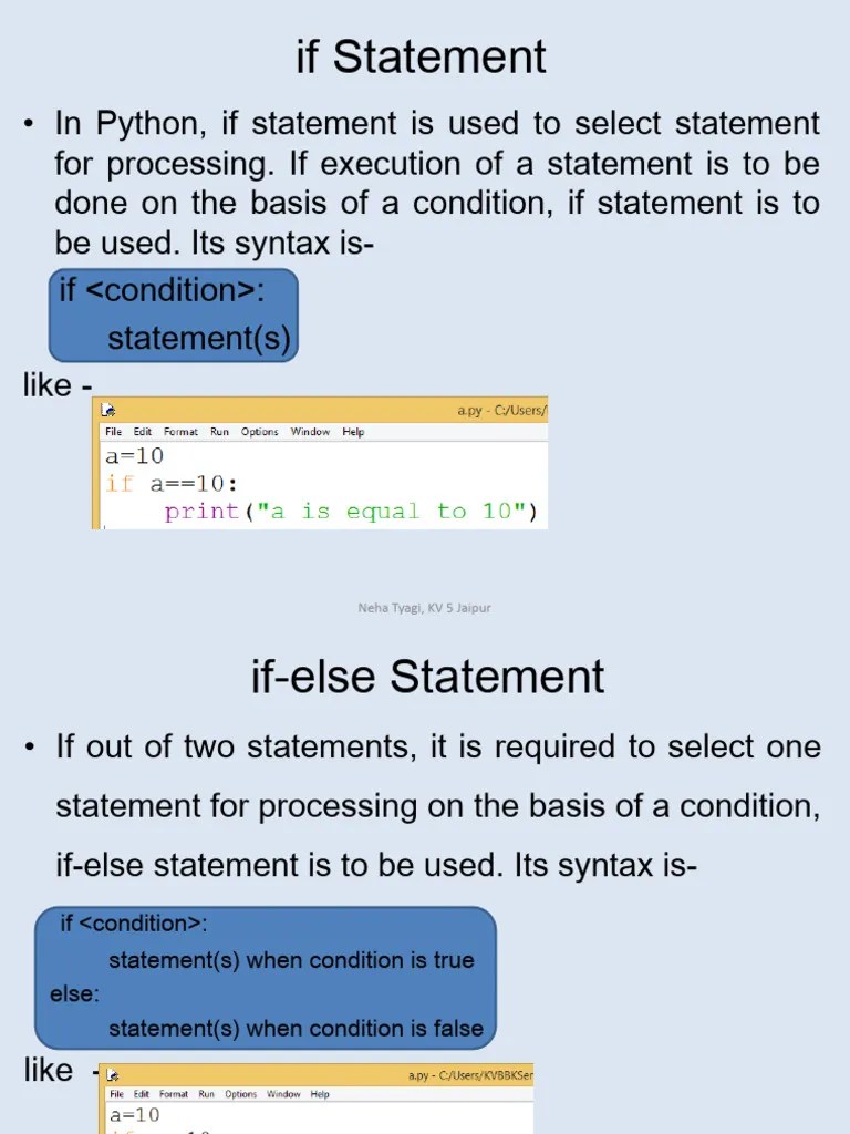 Conditional And Looping Statements | PDF | Control Flow | Theoretical Computer Science