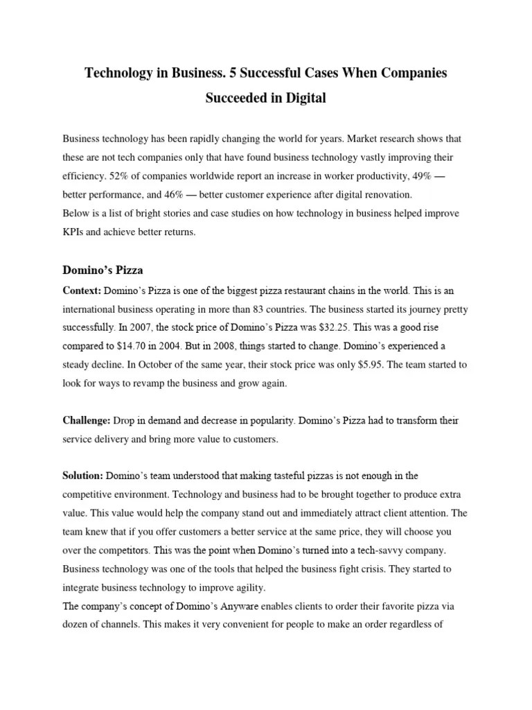 Digital Transformation | PDF | Walmart | Artificial Intelligence