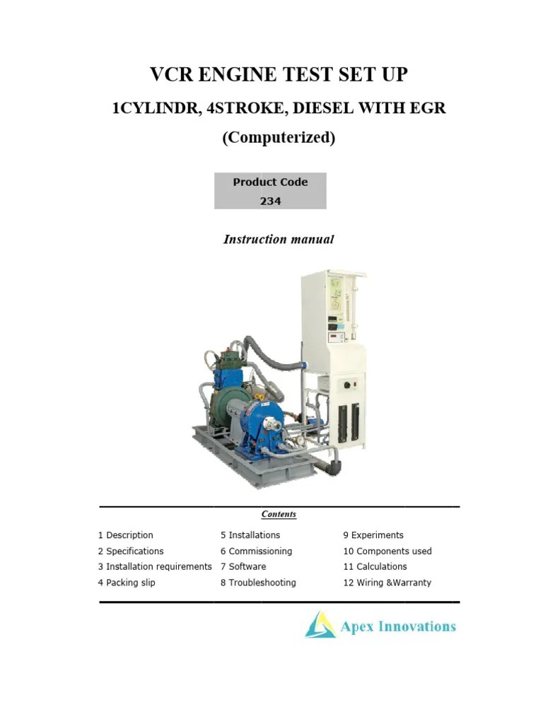 Apex | PDF | Diesel Engine | Engines
