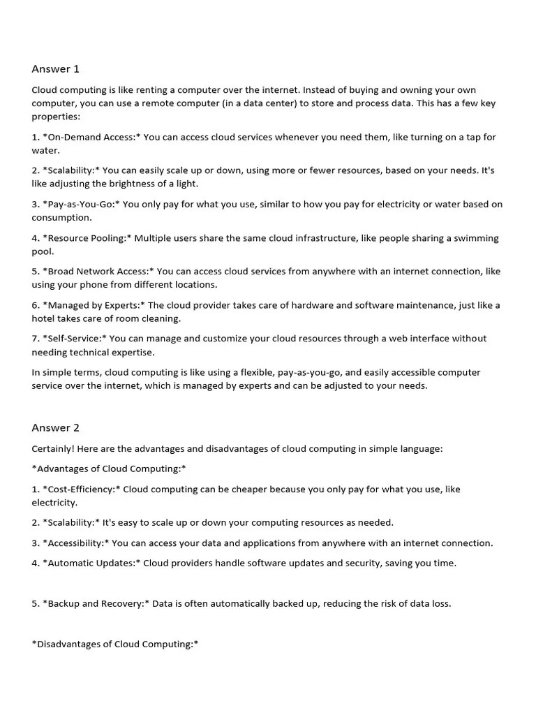 Cloud Computing PDF | PDF | Cloud Computing | Software As A Service