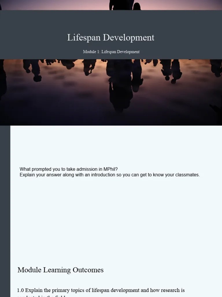 Lecture 1 Developmental Psychology | Download Free PDF | Developmental Psychology | Methodology