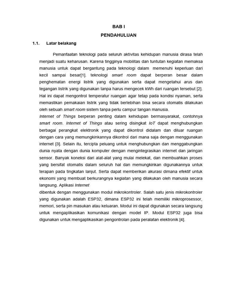 BAB I_Pengendalian Dan Monitoring Lampu Dan Ac Teknologi IOT Berbasis Web Server_Tubagus Luthfi ...