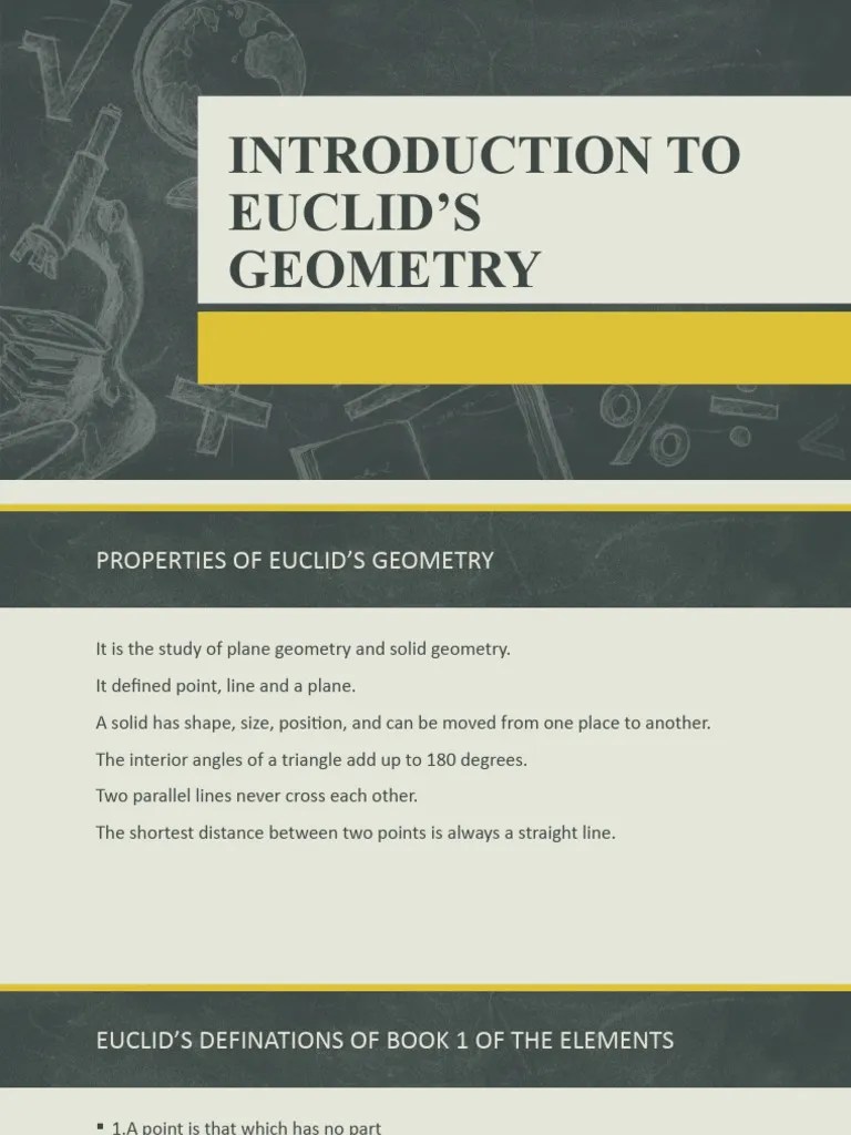 Introduction To Euclid’s Geometry Class 9'b' Grp 5 | PDF | Line ...