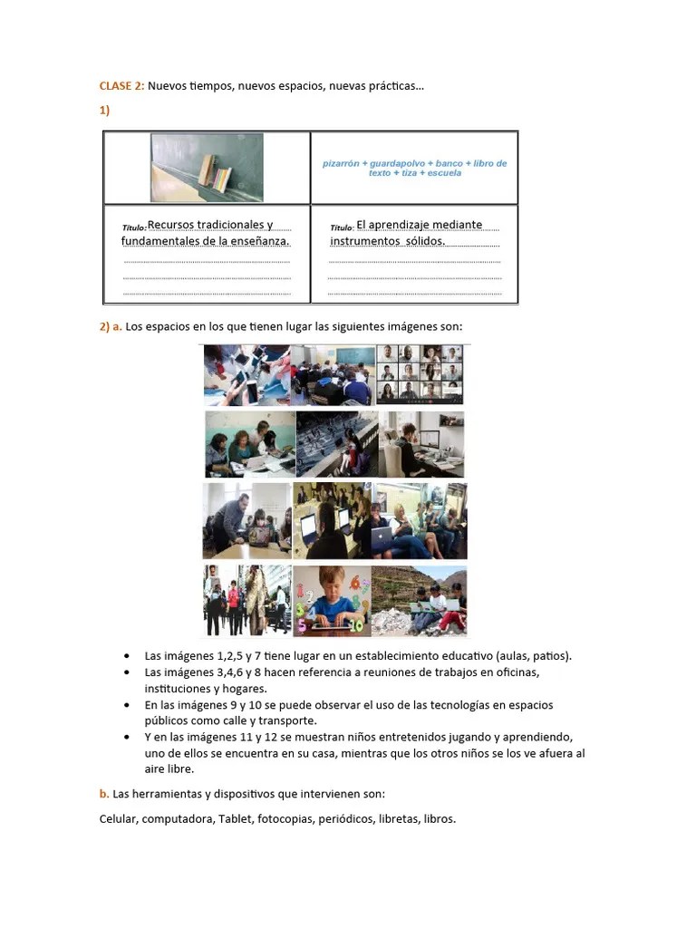 TIC - Clase II | PDF | Aprendizaje | Salón De Clases