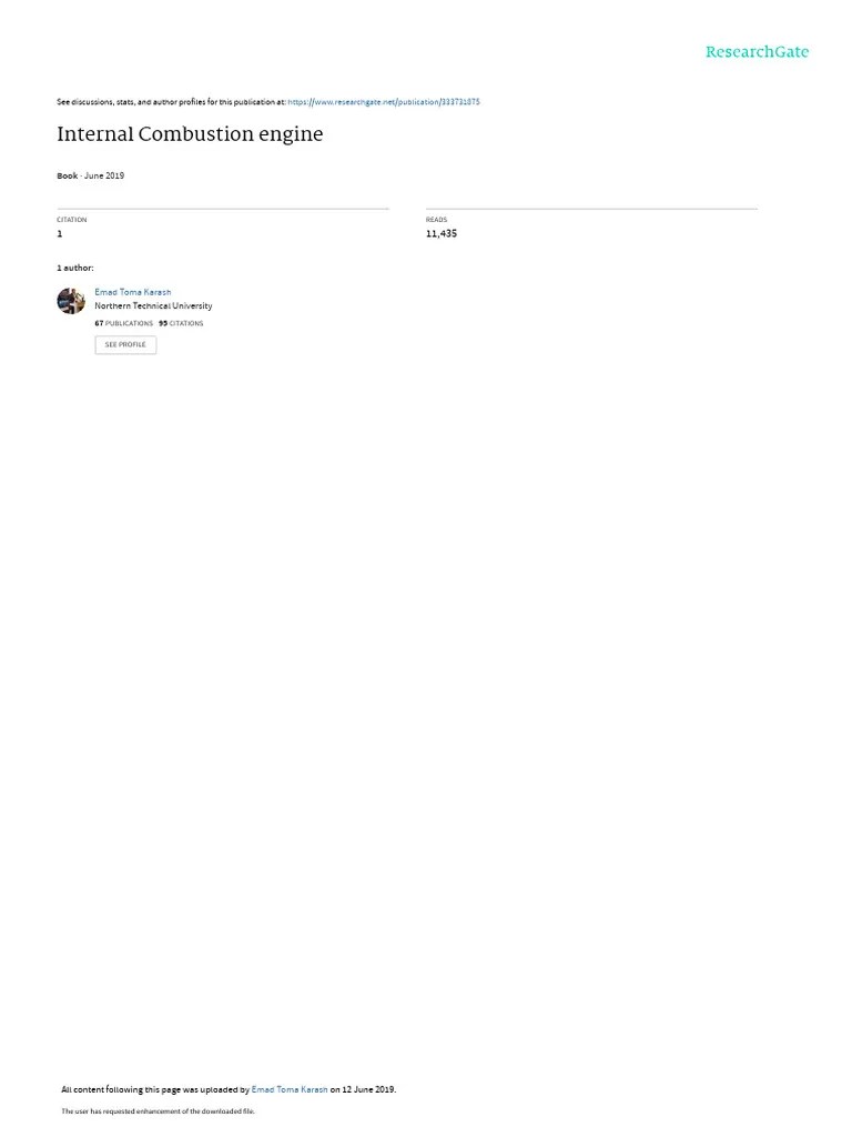 Internal Combustion Engine Pdf Internal Combustion Engine - Best Light Designs in HD