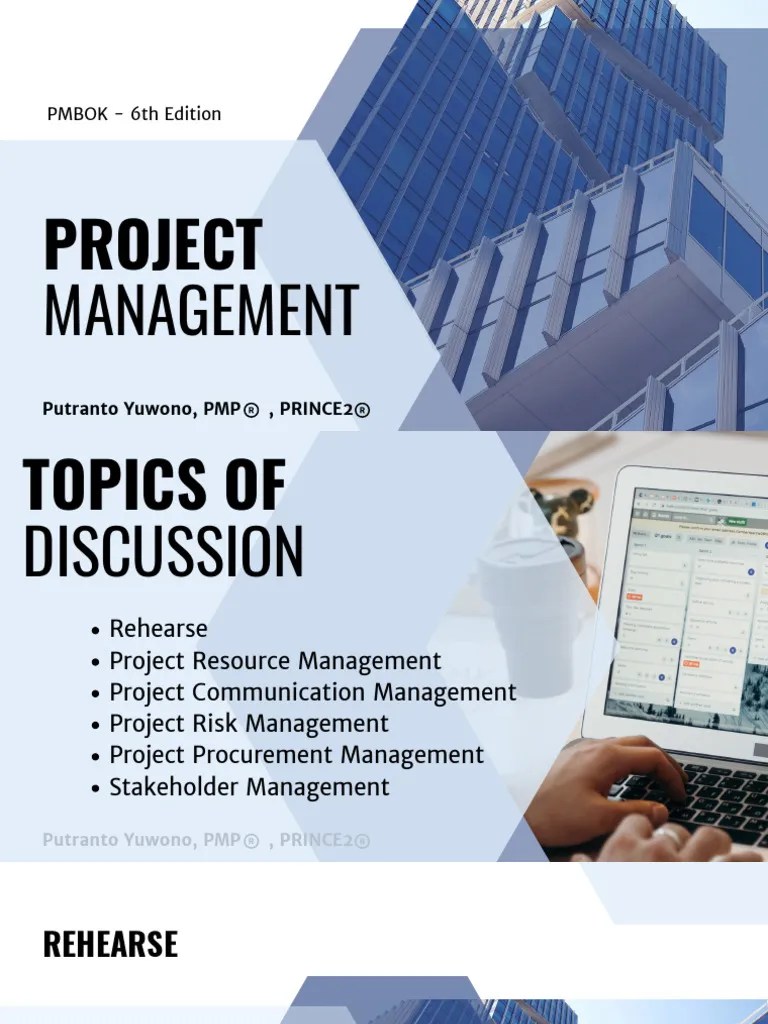 PM Sharing PMBOK 6th Chapter 6 To 10 | PDF | Risk | Risk Management