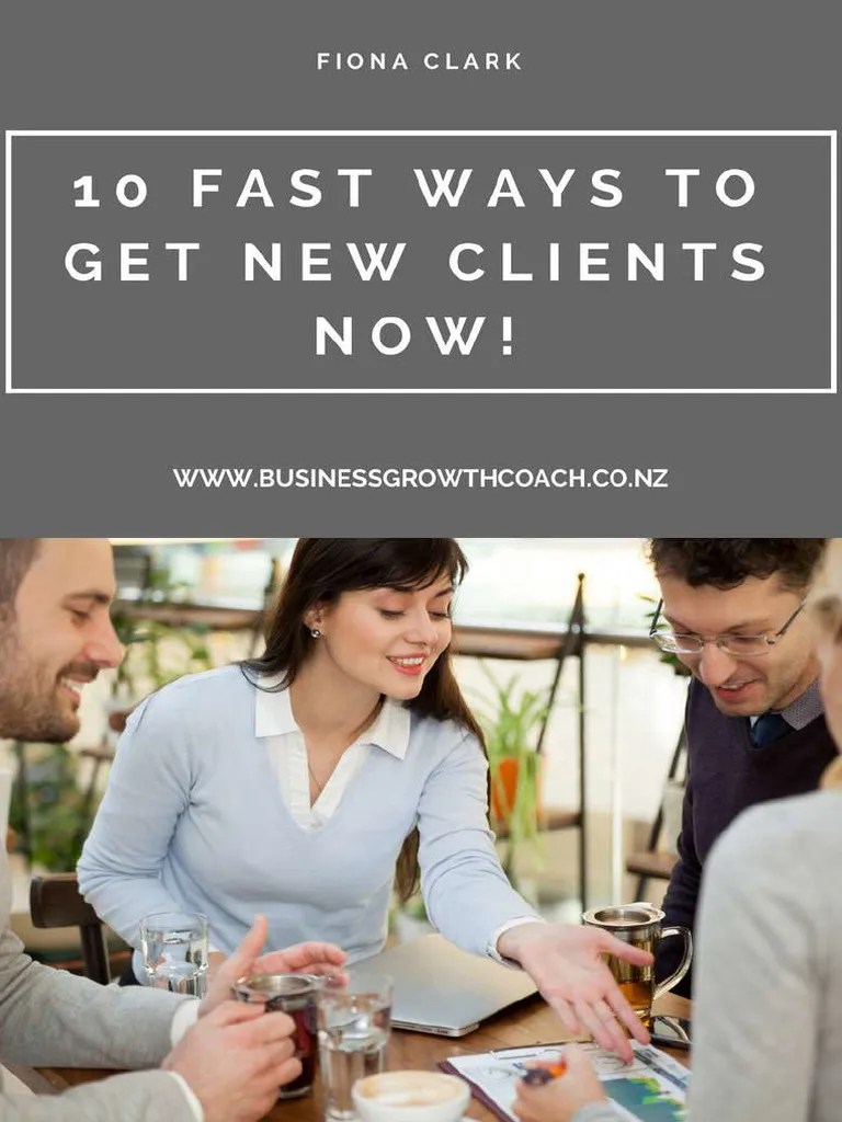 10 Fast Ways To Get New Clients NOW | Download Free PDF | Search Engine ...