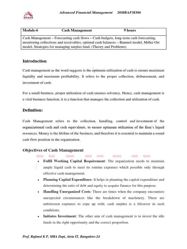 Module 6 Notes | PDF | Cheque | Banks