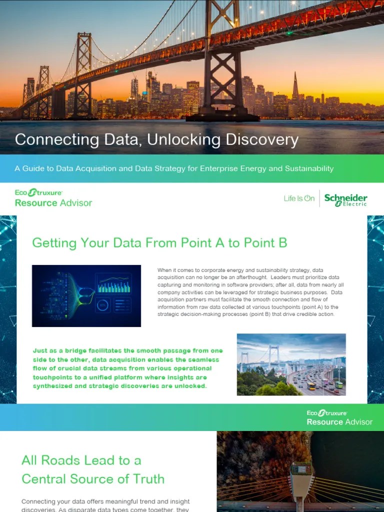 Connecting Data Unlocking Discovery | PDF | Sustainability | Renewable ...