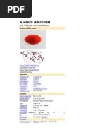 Kalium Dikromat | PDF