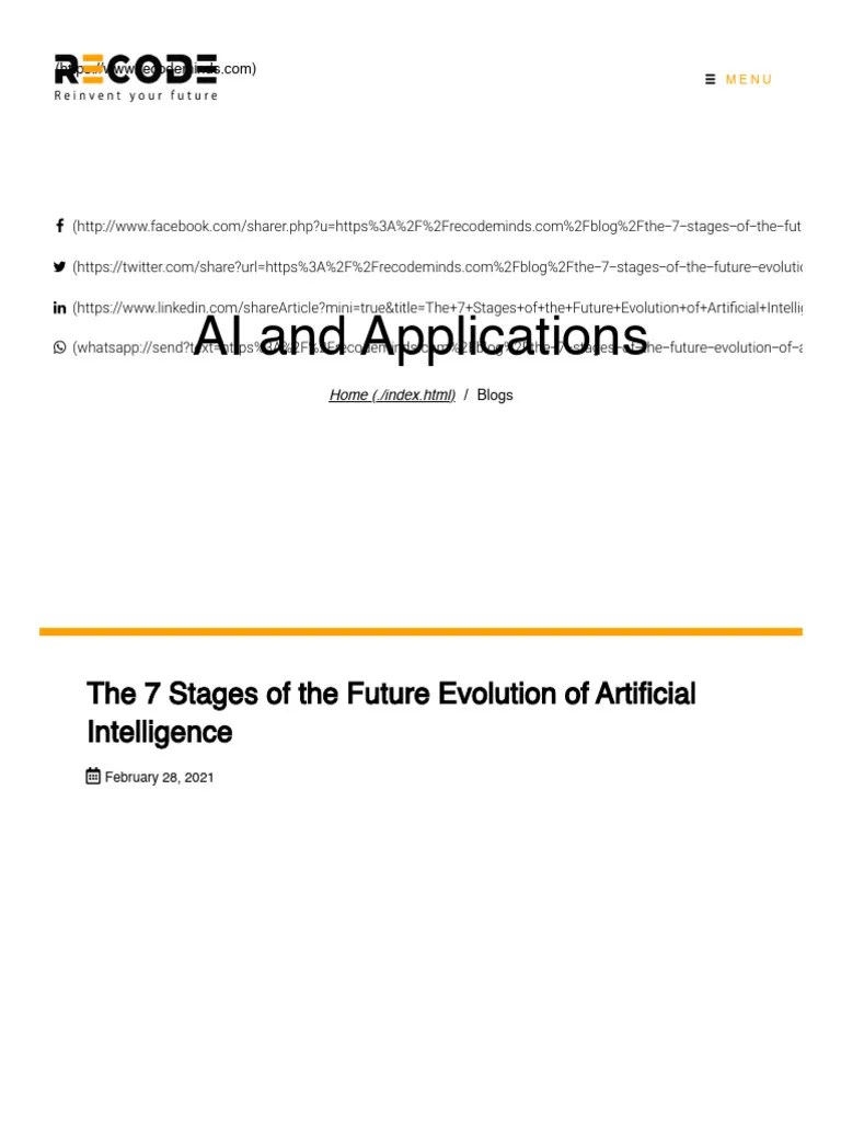 7 Stages | PDF | Artificial Intelligence | Intelligence (AI) & Semantics