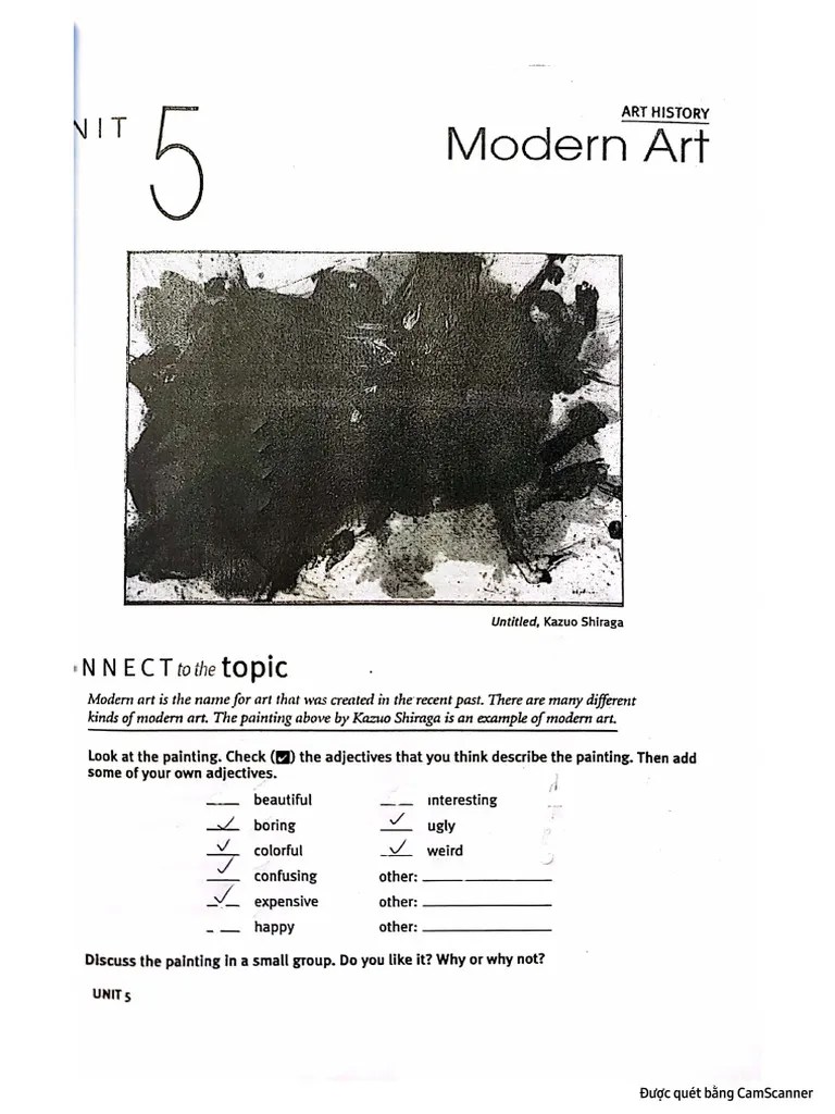 Week 4 Unit 5 Modern Art Pdf