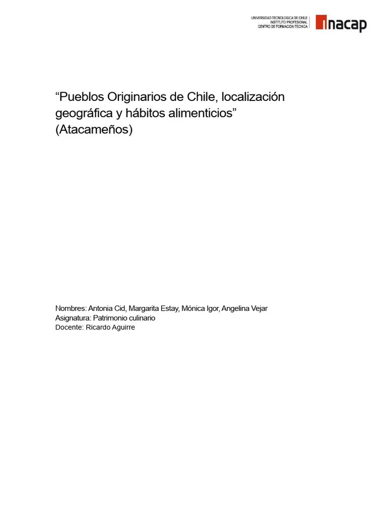 Pueblos Originarios De Chile | PDF | Ciencias Sociales | Historia