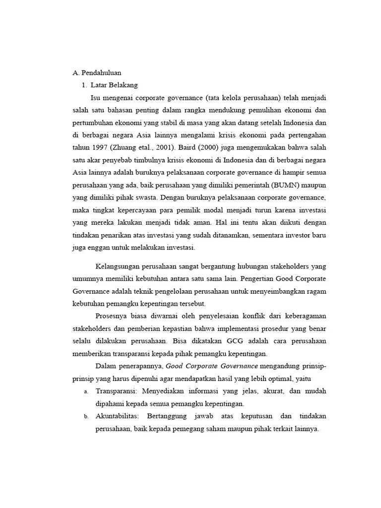 Prinsip Prinsip GCG (S, Vi) | PDF | Bisnis | Pengelolaan Keuangan & Uang