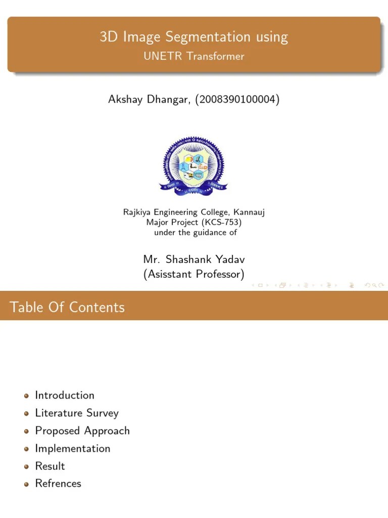 3d Image Segmentation Ppt | Download Free PDF | Image Segmentation ...