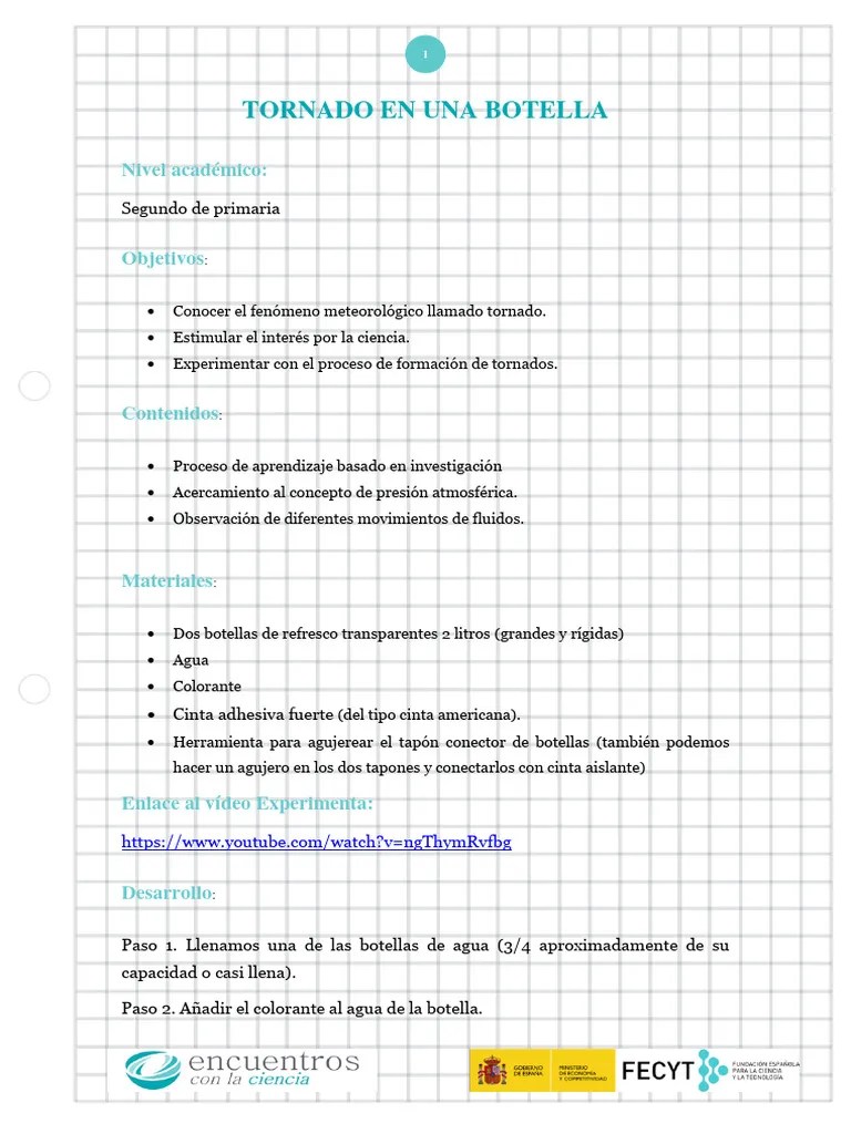 34 Tornado En Una Botella | PDF
