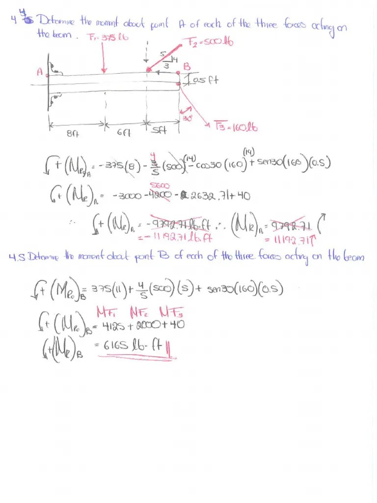 Hibbeler - Engineering Mechanics Statics - Chapter - 4 - P4.4 | PDF