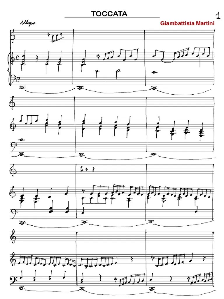 Toccata | PDF