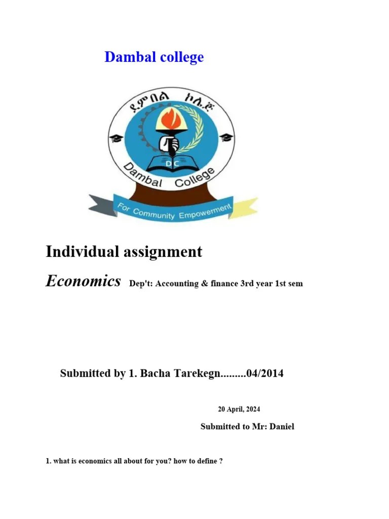 Economics B1 | PDF | Economics | Economic System