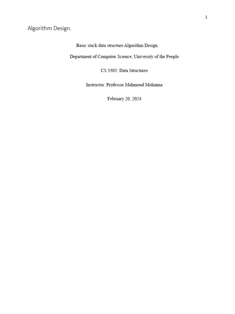 CS 3303 Programming Assignment Unit 3 | PDF | Theoretical Computer ...