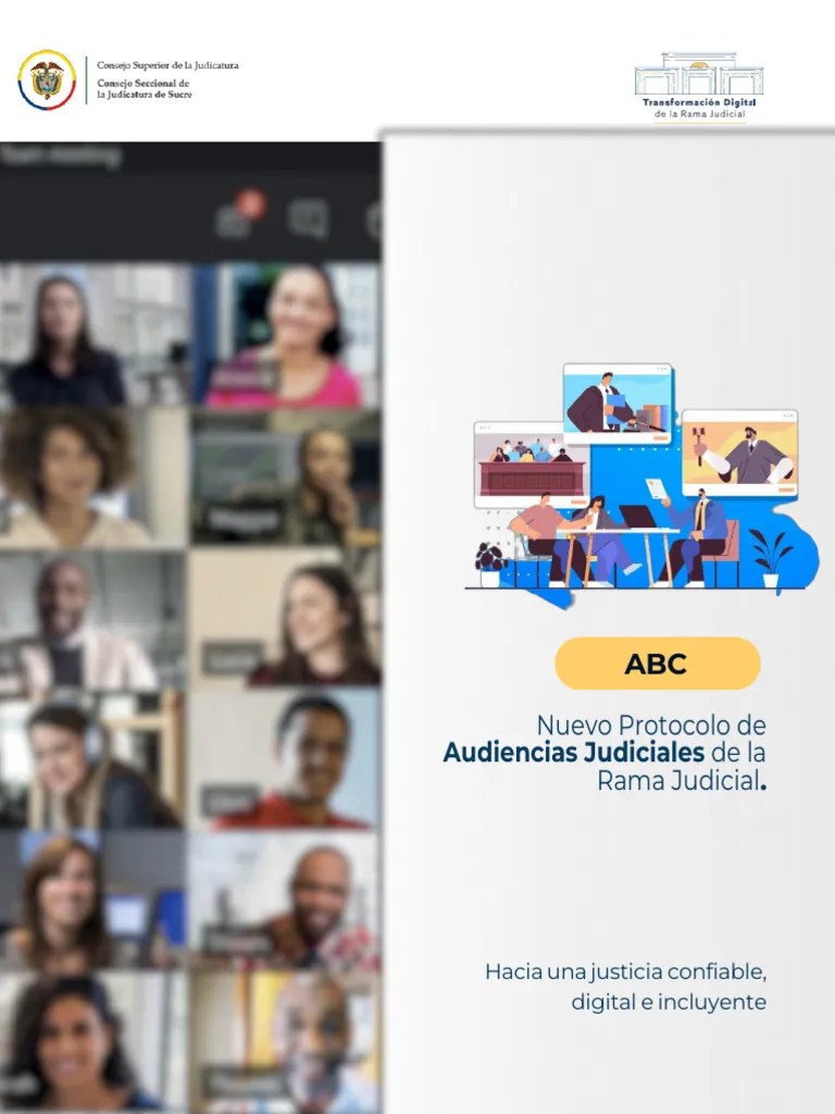 ABC Nuevo Protocolo Audiencias Judiciales Rama Judicial | PDF | Jurisdicción | Juez