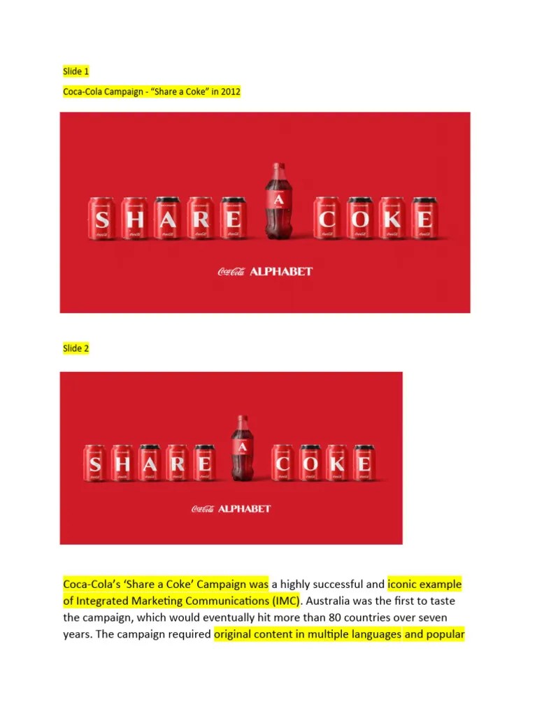 Coke Case Study | PDF | Coca Cola | Marketing Communications
