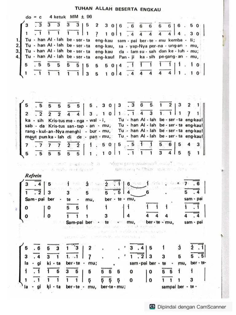 Tuhan Allah Beserta Engkau | PDF