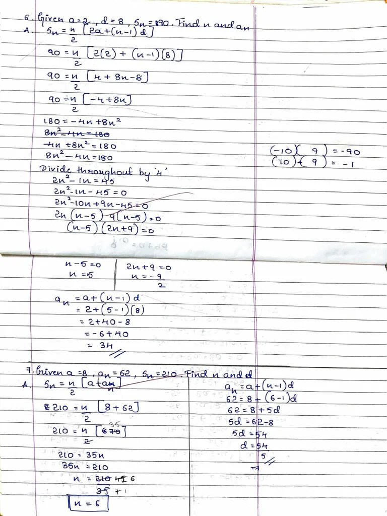 Arithmetic Progressions-Part 2 | PDF