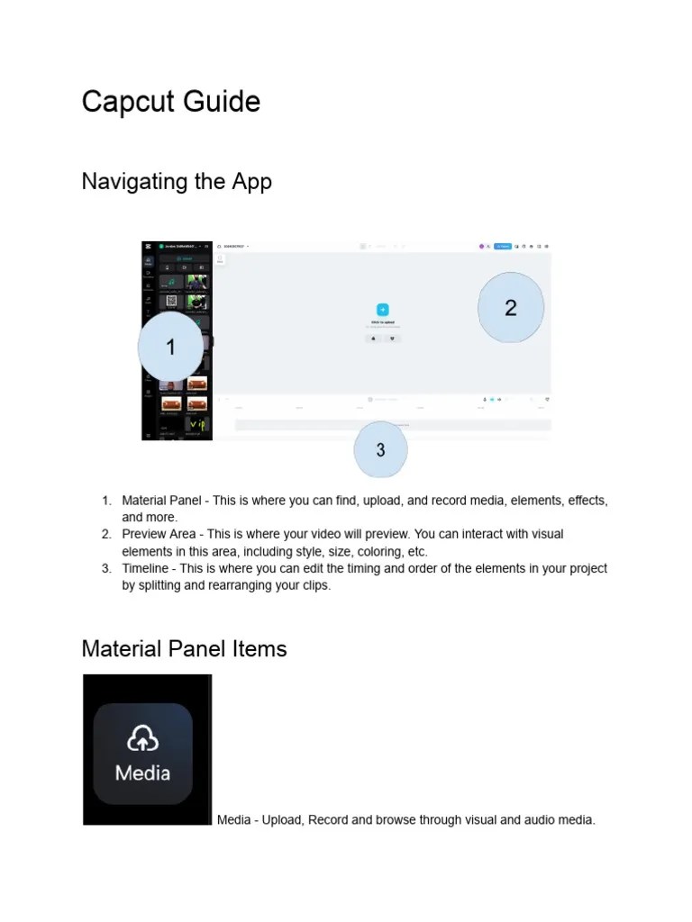 Capcut Guide | PDF | Video | Computing
