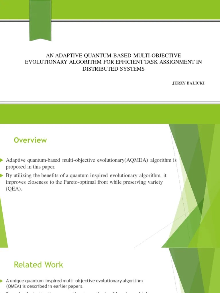 AN ADAPTIVE QUANTUM BASED MULTI OBJECTIVE EVOLUTIONARY ALGORITHM FOR ...