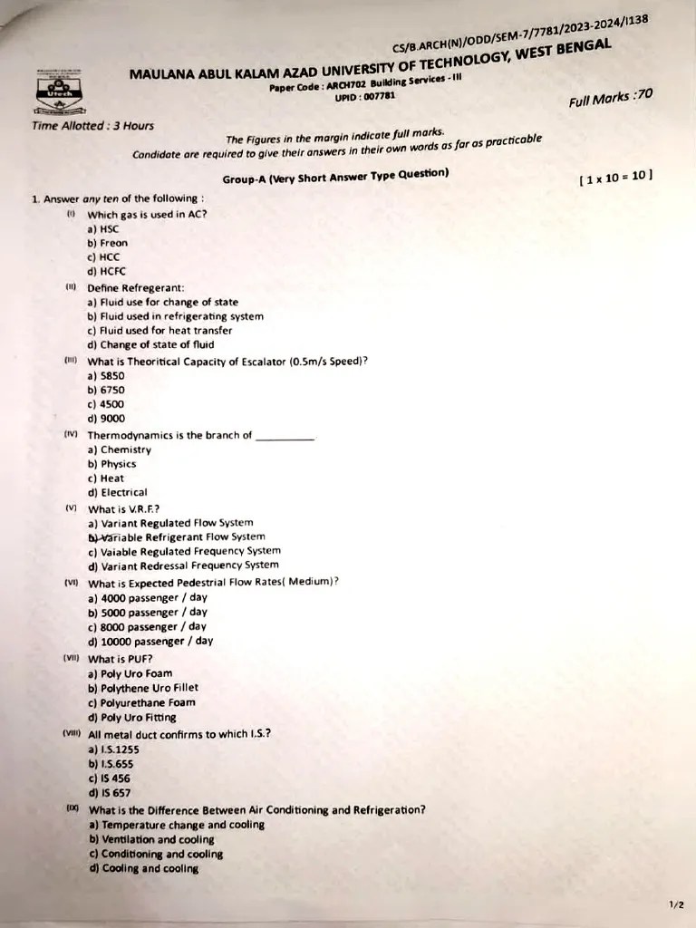 702 2023 Final Exam Question Paper | PDF