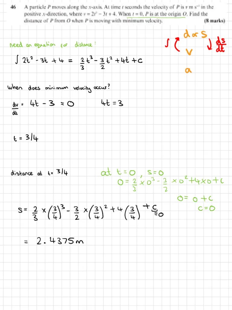 Lesson 28 - Variable Acceleration | PDF | Physical Quantities | Metrology
