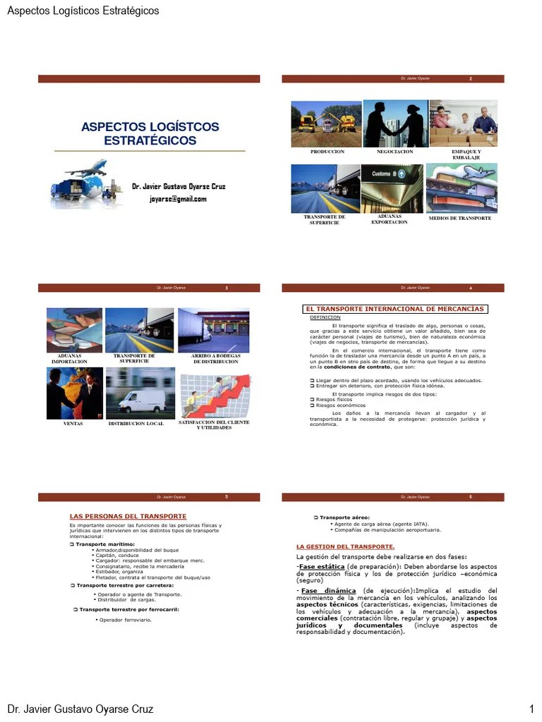 Transporte Internacional De Mercancías | PDF | Transporte | Transporte ...