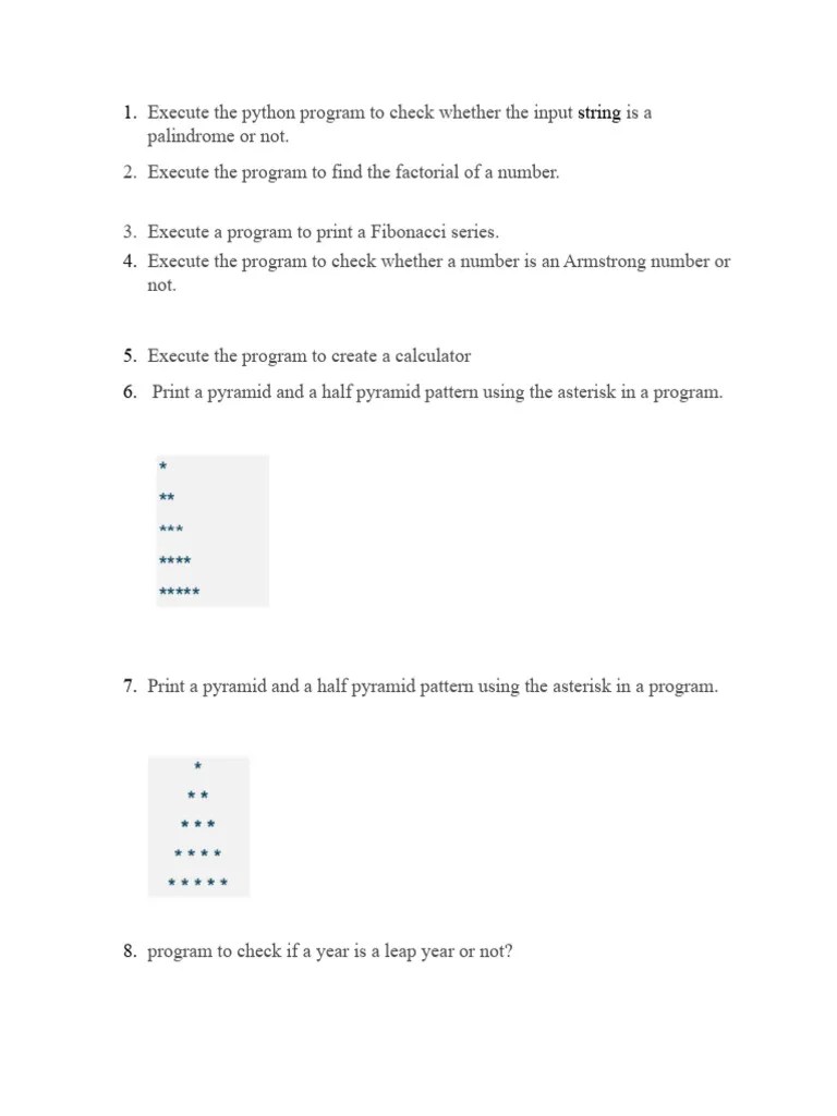 Python Questions | PDF | Numbers | Control Flow