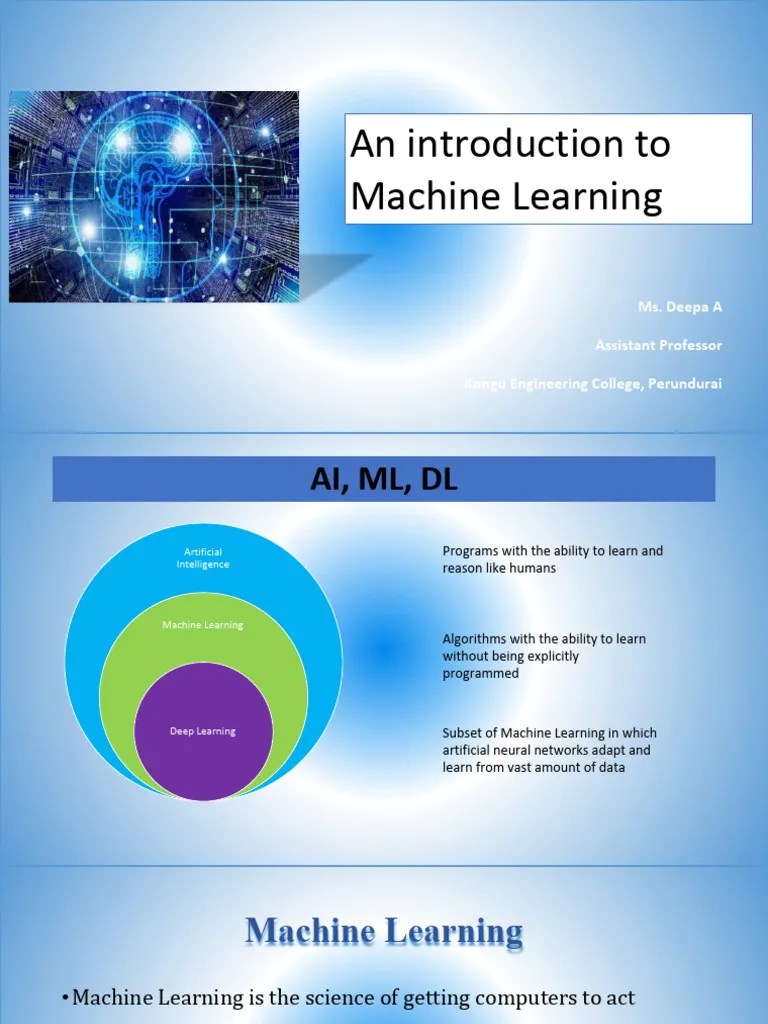 Machine - Learning - Unit - 1 | PDF | Machine Learning | Receiver ...
