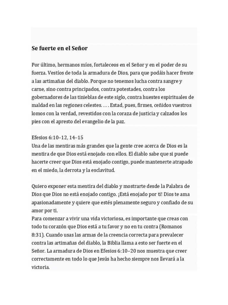 La Armadura De Dios | PDF | Salvación | Diablo