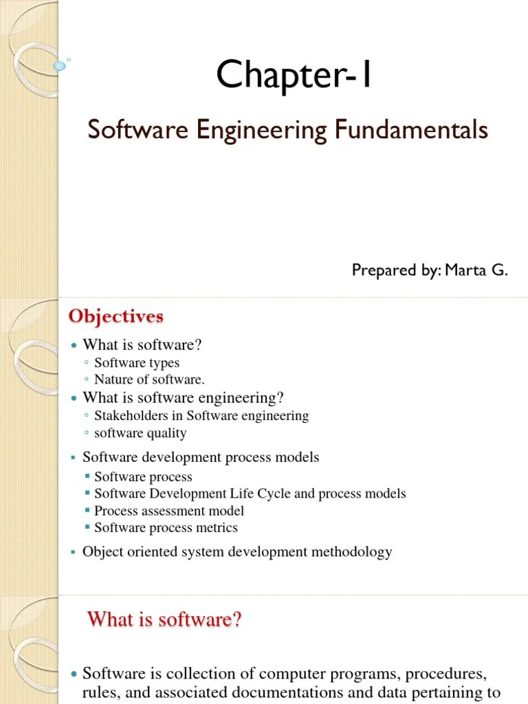 Comp 468 Lecture Slide Chapter 01 (Introduction To Software Engineering ...