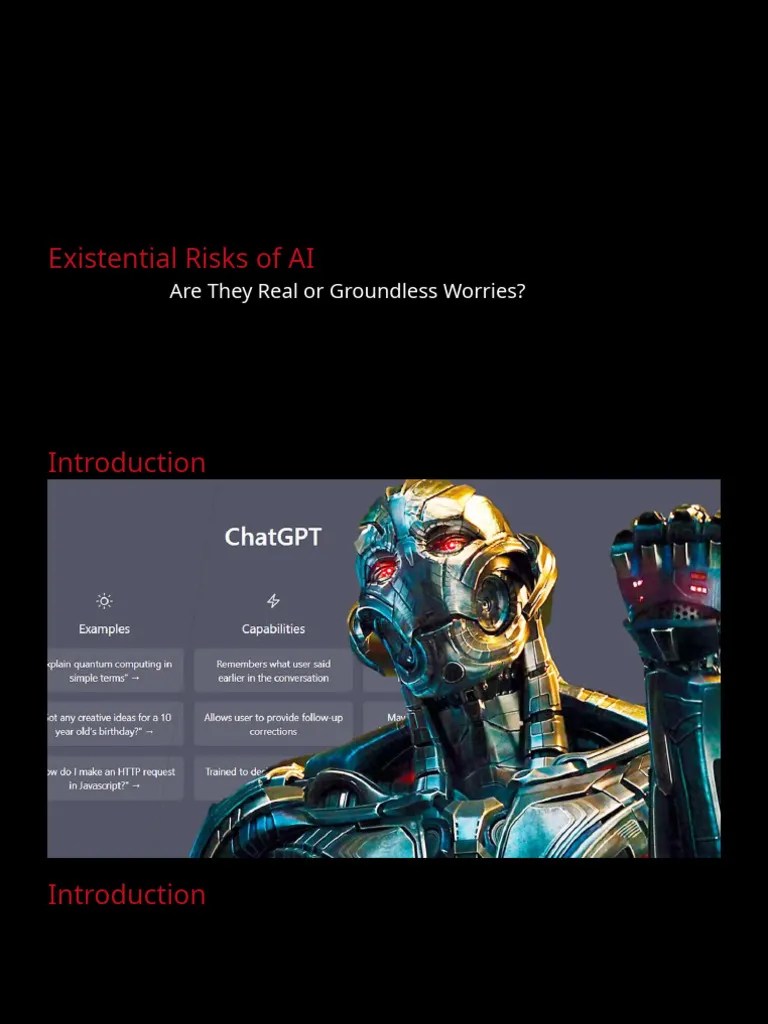 Existential Risks Of AI: Are They Real Or Groundless Worries? | PDF ...