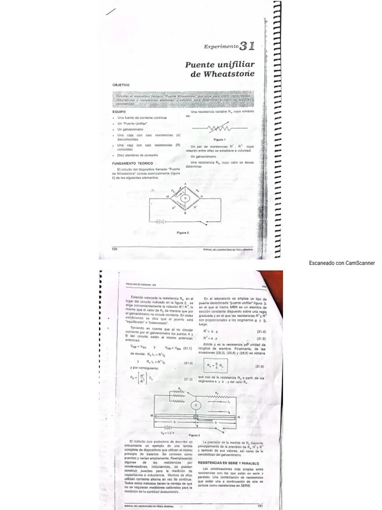 Guía Labo 4 (Puente De Wheatstone) | PDF