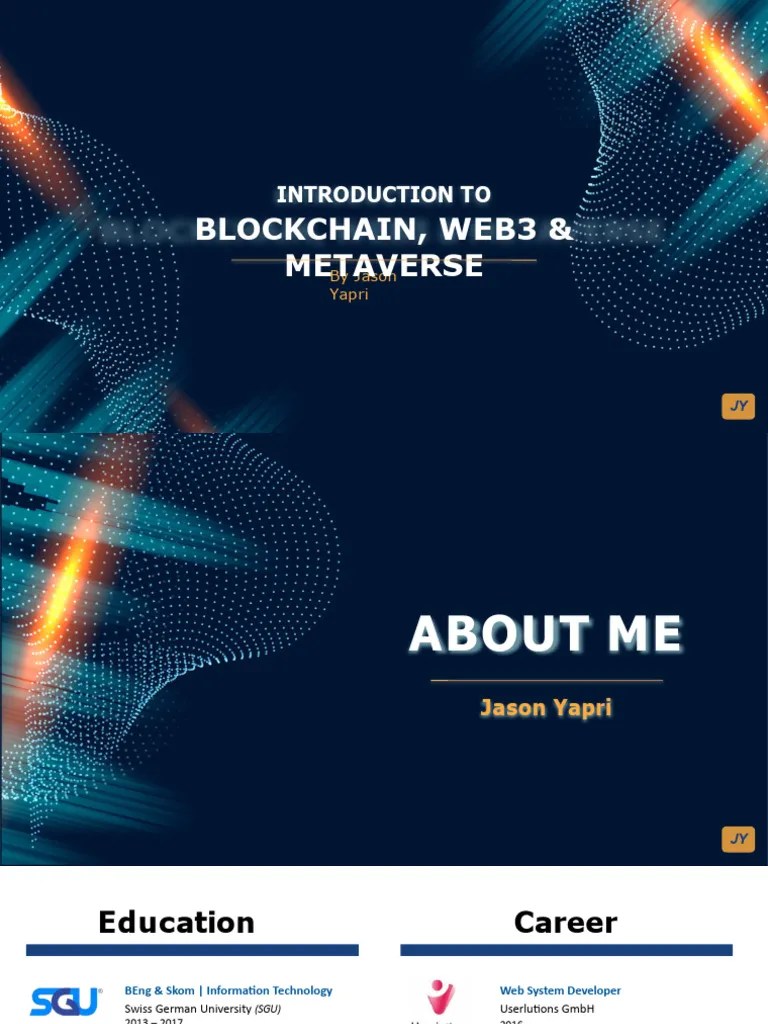 PPT WEB3 | Download Free PDF | Applications Of Cryptography | Cyberspace